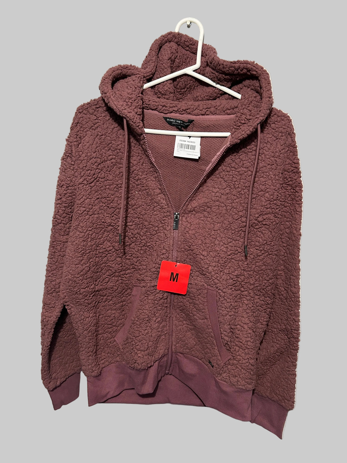 Marc New York women sweater with full zipper-M